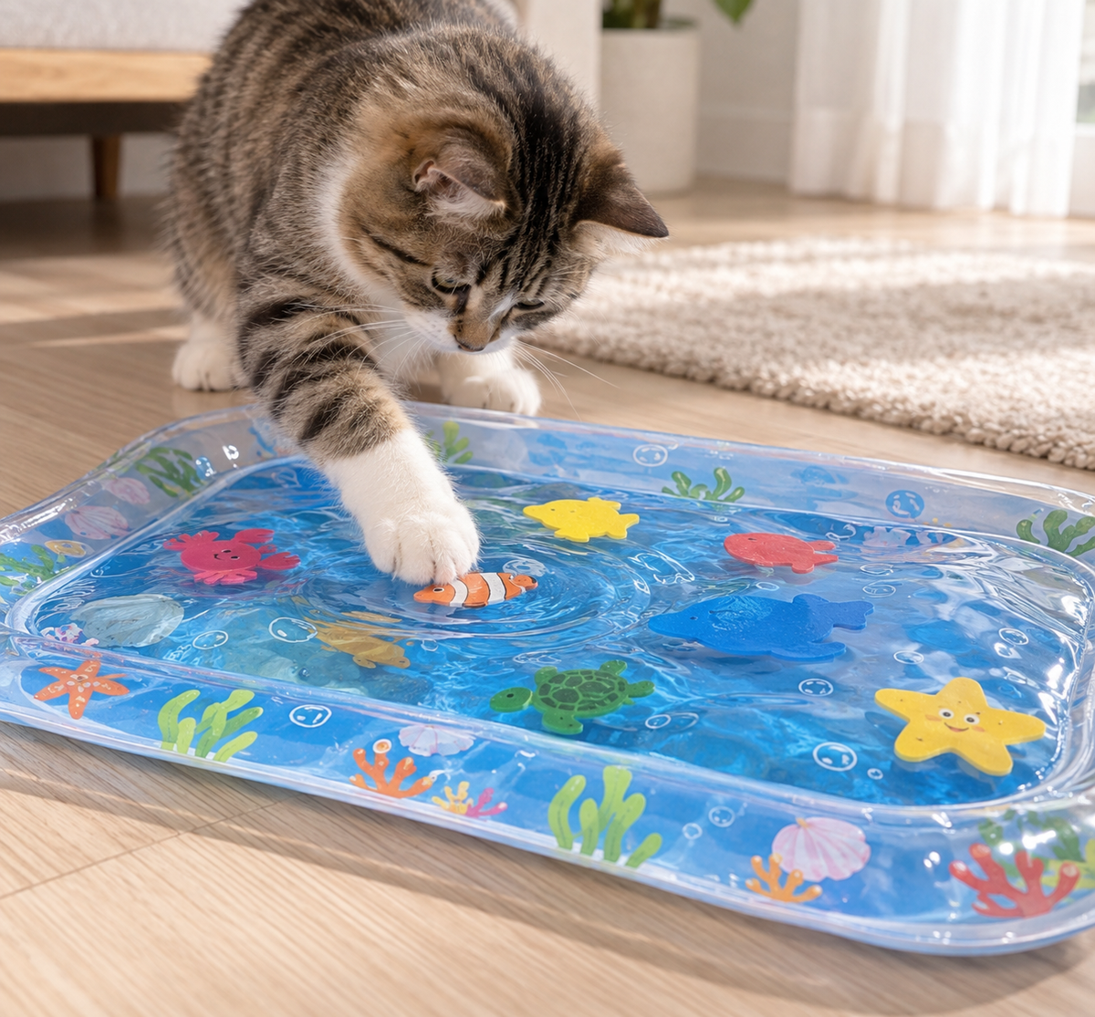 Claw-Resistant Water Mat